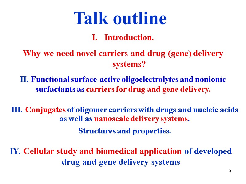 3 III. Conjugates of oligomer carriers with drugs and nucleic acids as well as